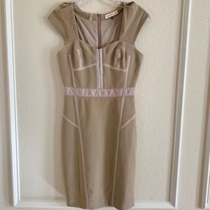 Cocktail dress, neutral, tan, brown